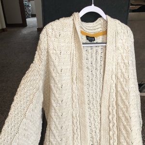 TOPSHOP Long Open Front Cardi